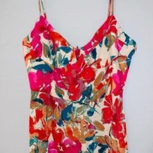 OLIVACEOUS BRIGHT FLORAL MINI DRESS- NWT